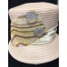 New Whittall And Shon Beige Hat With Sequins/Silver Copper/Yellow Seqins  eb-97306333